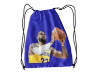 Torby szkolne - WOREK DO SZKOŁY WF/BUTY LEBRON JAMES NBA + IMIĘ - miniaturka - grafika 1