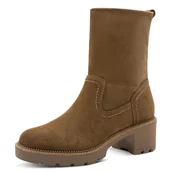 Botki damskie - TAMARIS Damskie botki Comfort Boot, cappuccino, 40 EU, cappuccino, 40 EU - miniaturka - grafika 1