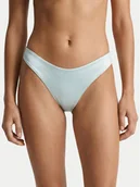 Stroje kąpielowe - Calvin Klein Swimwear Dół od bikini LV00Q61116 Szary - miniaturka - grafika 1