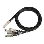 Kable miedziane - ExtraLink QSFP+ DAC CABLE 40G TO 4x 10G SFP+ 3M EX.15791 - miniaturka - grafika 1