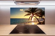 Panele ścienne i boazeria - Panel do kuchni Tropikalna plaża - miniaturka - grafika 1