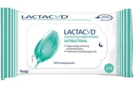 Chusteczki do higieny intymnej - GlaxoSmithKline LACTACYD Antibacterial chusteczki do higieny intymnej 15 szt - miniaturka - grafika 1