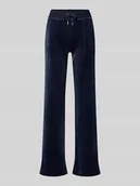 Spodnie damskie - Spodnie dresowe z niskim stanem z elastycznym pasem model ‘LAYLA’ - miniaturka - grafika 1