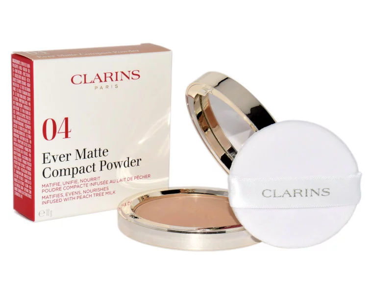 Clarins Ever Matte Compact Powder 10 g - Nr 04 Medium