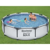Baseny ogrodowe - vidaXL Bestway Basen Steel Pro MAX, 305 x 76 cm - miniaturka - grafika 1