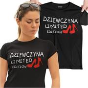 Walentynki - Koszulka dla dziewczyny na Walentynki z napisem Dziewczyna limited edition - miniaturka - grafika 1