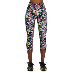 Damskie legginsy sportowe BAS BLACK Revel 70, Wielokolorowy, L - Legginsy - miniaturka - grafika 1