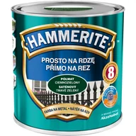 Farby olejne i specjalne - Hammerite Farba Prosto Na Rdzę Ciemnozielony Półmat 2,5 l - miniaturka - grafika 1