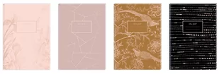 Brulion A5/96 kratka metallic Rose Gold Interduk 70g - Szkolne artykuły papiernicze - miniaturka - grafika 1