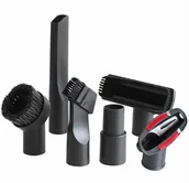 Akcesoria do odkurzaczy - Końcówki do Odkurzacza Zestaw 5 szczotek + adapter Standard 32mm czarne AG907 - miniaturka - grafika 1