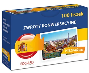 Edgard Hiszpański. 100 fiszek. Zwroty konwersacyjne. Poziom A1-A2 - Książki do nauki języka hiszpańskiego - miniaturka - grafika 1