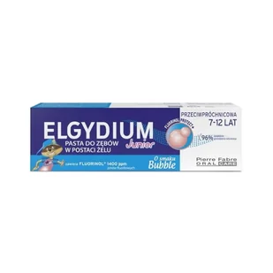 Elgydium Junior Bubble, pasta do zębów dla dzieci, 7-12 lat, 50 ml - Pasty do zębów - miniaturka - grafika 1