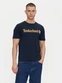 Koszulki męskie - Timberland T-Shirt TB0A5UPQ Granatowy Regular Fit - miniaturka - grafika 1