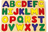 Układanki dla dzieci - Small Foot Design drewniana układanka Alfabet - miniaturka - grafika 1