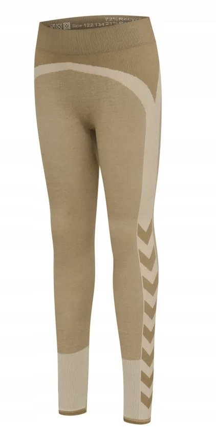 HUMMEL LEGGINSY DZIEWCZĘCE BEŻOWE 140/152 1A3G4_A*