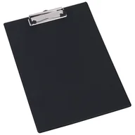 Deski z klipsem - Deska z klipem A4 podkładka clipboard do pisania czarna Deli - miniaturka - grafika 1