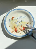 Talerze - Talerz ceramiczny Buongiorno - miniaturka - grafika 1