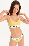 Biustonosze - DKNY bawełniany biustonosz push-up bez fiszbinów DK4518, Kolor żółty, Rozmiar S, DKNY - Intymna - miniaturka - grafika 1