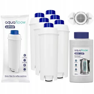 Zestaw do Delonghi 6x Filtr 1x ODKAMIENIACZ 250ml - Akcesoria i części do ekspresów do kawy Zestaw do Delonghi 6x Filtr 1x ODKAMIENIACZ 250ml - Akcesoria i części do ekspresów do kawy - miniaturka - grafika 1