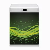 Dekoracje domu - Mata na zmywarkę Zielone paski 60x80 - miniaturka - grafika 1