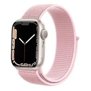 Crong Pasek sportowy Crong Nylon do Apple Watch 38/40mm (Powder Pink) - Akcesoria do smartwatchy - miniaturka - grafika 2