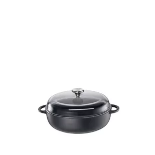 Küchenprofi Patelnia chłopskiego o wysokim szklany z pokrywą 24 cm Provence 402551024 - Patelnie - miniaturka - grafika 1
