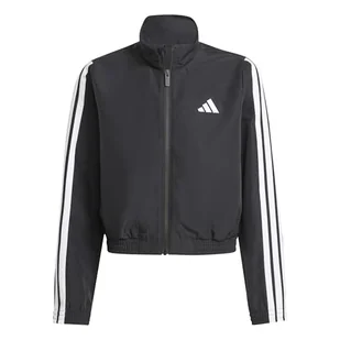 adidas Dziewczynki ESSENTIALS CLIMACOOL JACKET, black/white, 11-12 Years - Kurtki i płaszcze dla dziewczynek - miniaturka - grafika 1