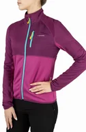 Bluzy sportowe damskie - Bluza damska techniczna z kapturem Viking Midland 4600 fuksjowy - miniaturka - grafika 1