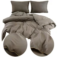 Pościel - Pościel 200 x 220 3cz Satyna Bawełna Z Bizą Can 08 - miniaturka - grafika 1