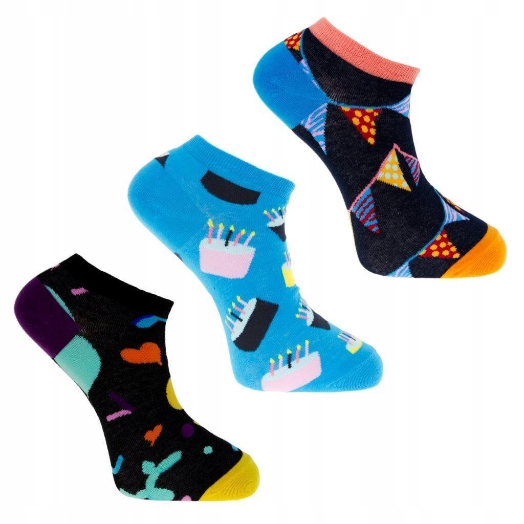 3 X Skarpety Kolorowe Stopki Moraj Wesołe Prezent Na Mikołaja Święta 39-42
