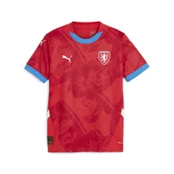 Piłka nożna - Młodzieżowa koszulka domowa reprezentacji Czech w piłce nożnej 2024 PUMA - miniaturka - grafika 1