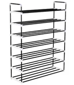 Wieszaki i stojaki - Czarny regał na obuwie G1-C23 - miniaturka - grafika 1