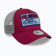 Czapki damskie - Czapka z daszkiem New Era MLB Patch Trucker Los Angeles Dodgers dark red WYSYŁKA W 24H 30 DNI NA ZWROT - miniaturka - grafika 1
