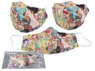 Maseczki ochronne i antywirusowe - Maseczka ochronna - G. Klimt. Kobieta z wachlarzem (CARMANI)/CARMANI - miniaturka - grafika 1