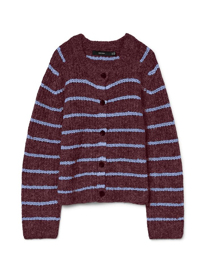 Vero Moda Kardigan w kolorze bordowym