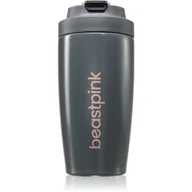 Kubki termiczne - BeastPink Thermo Mug kubek termiczny ze słomką kolor Grey 500 ml - miniaturka - grafika 1