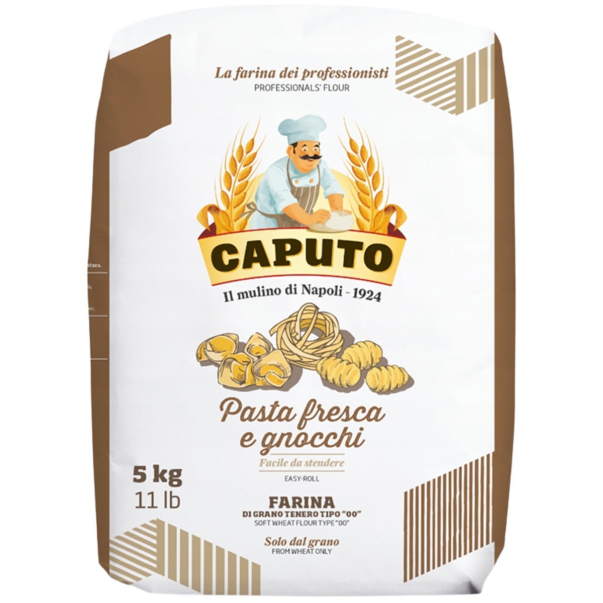 Caputo Pasta Fresca e Gnocchi 5kg włoska mąka do makaronu i gnocchi typ 00