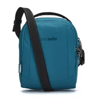 Torebki damskie - Pacsafe Unisex Metrosafe Ls100 3-litrowa antykradzieżowa torba na ramię/torba na ramię pasuje do tabletu 7 cali, jeden rozmiar, Tidal Teal, Rozmiar Uniwersalny - miniaturka - grafika 1