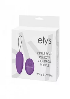 Kulki gejszy - boss of toys OVETTO VIBRANTE ELYS RIPPLE EGG REMOTE CONTROL PURPLE - grafika 1