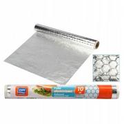 Folia, papier śniadaniowy, serwetki - Ravi Folia aluminiowa tłoczona Żaroodporna 10m FoliaAlu28,5 - miniaturka - grafika 1