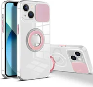 Etui i futerały do telefonów - Etui König Design kompatybilne z Apple iPhone 13 mini plastikowe miękkie etui na telefon - Etui na telefon komórkowy różowe - miniaturka - grafika 1