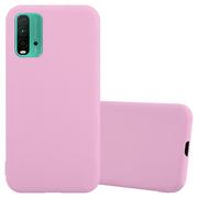 Etui i futerały do telefonów - Pokrowiec Do Xiaomi RedMi 9T / POCO M3 Etui w CANDY RÓŻOWY TPU Silikon Obudowa Case Cover Ochronny Plecki Cadorabo - miniaturka - grafika 1