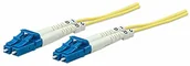 Patchcordy - Intellinet Network Solutions LWL Anschlusskabel LC/LC 3M Singlemode OS2 gelb 471893 - miniaturka - grafika 1