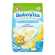 Kaszki dla dzieci - Bobovita Kaszka Mleczno - Ryżowa Bananowa 230 G - miniaturka - grafika 1