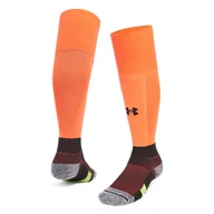 Skarpetki damskie - Skarpetki piłkarskie uniseks Under Armour UA Magnetico Pocket 1pk OTC - pomarańczowe - miniaturka - grafika 1