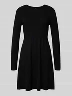 Sukienki - Sukienka taliowana z dzianiny z mieszanki wiskozy model ‘NATASCHA’ - miniaturka - grafika 1