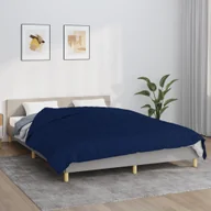 Koce - vidaXL Koc obciążeniowy, niebieski, 220x240 cm, 11 kg, tkanina - miniaturka - grafika 1