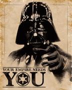 Plakaty - Pyramid Posters Star Wars Classic (Your Empire Needs You) - plakat MPP50621 - miniaturka - grafika 1