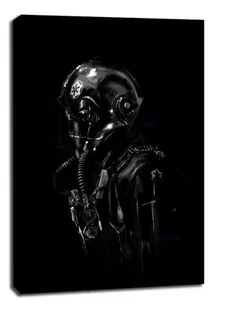 Star Wars Gwiezdne Wojny TIE pilot - obraz na płótnie Wymiar do wyboru: 40x60 cm - Obrazy i zdjęcia na płótnie - miniaturka - grafika 1