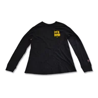 Koszulki sportowe damskie - Koszulka damska Nike HBR Longsleeve T-shirt Women's Black - miniaturka - grafika 1